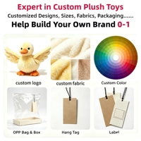 Fabricants de jouets en peluche personnalisés CE ASTM à faible MOQ, poupées en peluche, animaux en peluche, jouets en peluche anime, porte-clés en peluche sur mesure