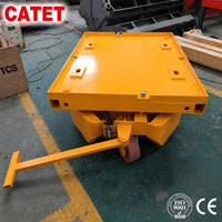 Carro Eléctrico Plano sin Rieles de 5 Toneladas, Compacto, Carro de Pequeñas Dimensiones para Taller, Carro para Manejo de Materiales y Componentes Metálicos