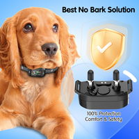 Ein Mazon Top Seller Hoch empfindliches No Bark Dog Trainings halsband Neuankömmling Safe Vibration & Shock Stop mit Kunststoff material
