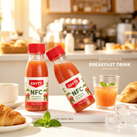 NFC Crabapple fruitsap Halal gecertificeerd, puur, suikervrij, vetvrij & zonder kleurstoffen, caloriearm, 100% zuiverheid, aseptisch koudgevuld, 230g