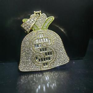 Nuevo Collar Hip Hop de Gengar para Hombre, Colgante de Monstruo Pequeño Élfico con Cuerda, Aleación de Circonio, Ideal para Bodas, Compromisos, Fiestas y Aniversarios - Product Image 2