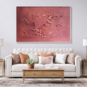 Décoration murale, peinture sur toile texturée 3D, œuvre d'art encadrée moderne, décoration intérieure pour salon, chambre, bureau, hôtel - Product Image 5