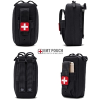 Trousse médicale Risenmed en nylon, 10 pièces, trousse de traumatisme avec garrot, trousse de premiers secours d'urgence et de survie