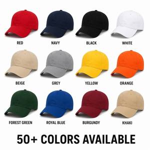 Casquette <span class=keywords><strong>de</strong></span> baseball unisexe 6 panneaux printemps/été – Grande taille, effet vieilli, style rétro Hong Kong, 100 % coton, ajustable - Product Image 4