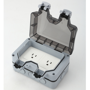 Nuovissima Presa a Muro IP66 Impermeabile per Esterni, Standard Americano, con 2 <span class=keywords><strong>Prese</strong></span> AC e <span class=keywords><strong>Corrente</strong></span> Nominale 10A - Product Image 5