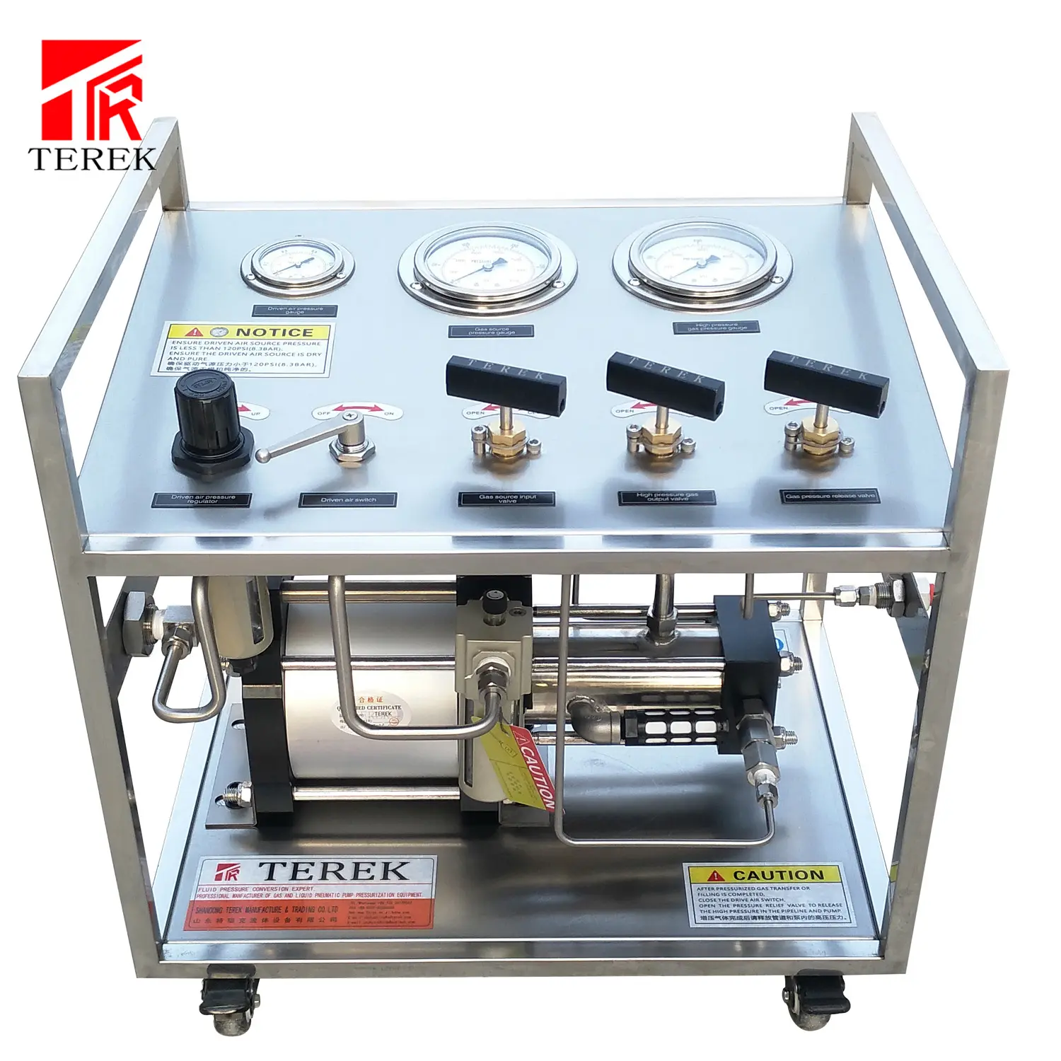 Suitable for tire inflation equipment in various industries Gas filling pump Pressure testing pump