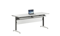 Bureau et table d'école pliables modernes avec roulettes, en bois, modulaires et extensibles, pour usage commercial et résidentiel