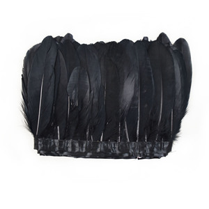 14-20 Precio de Fábrica, Ribete de <span class=keywords><strong>Plumas</strong></span> de Ganso Personalizado, Venta al por Mayor, Cinta de <span class=keywords><strong>Plumas</strong></span> de Primera Calidad - Product Image 2