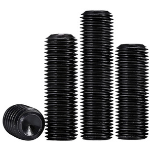 Fine Thread Metric Carbon Steel Black <b>Flat</b> Head Set <b>Screws</b> M4 M5 M6 M8 M10 M12 Class 12.9 Grade - Product Image 1