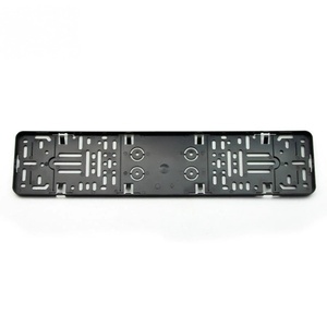 Cadre de plaque d'immatriculation, cadre de plaque d'immatriculation en plastique de style européen, résistant à la corrosion et aux chocs - Product Image 1