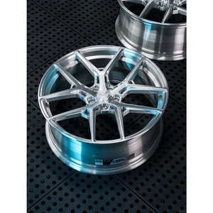 Rines Personalizados LZT-309 de <span class=keywords><strong>18</strong></span>' y 19' con 5 Orificios 5x100 5x114.3 5x112 en Negro Brillante de Aleación de Aluminio Forjado para Type-R - Product Image 1