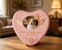 Pierres tombales pour animaux de compagnie : chiens, chats, petits animaux – Tablettes commémoratives, offrandes funéraires, souvenirs pour chiots, objets décoratifs en ciment Portland