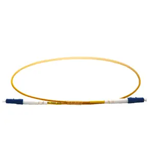 LC-LC 2m 1 코어 싱글 모드 광섬유 패치 코드 PVC/LSZH 광섬유 케이블