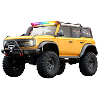 Coche de Control Remoto Todoterreno de Escala 1/10 HB-R1001/R1006 Mejorado, Simulación de Escalada con Cabrestante, Coche RC para Aficionados