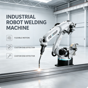 Bras robotisé de haute précision, robot de soudage à l'arc industriel, manipulateur de soudage automatique MIG TIG pour le traitement des structures en acier - Product Image 1