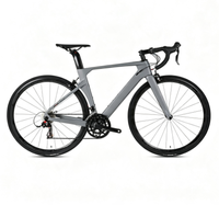 Vélo de course sur route en carbone léger R10, 16 vitesses, roues en alliage d'aluminium, freins à disque hydrauliques, selle ergonomique – Offre spéciale