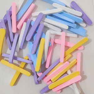 Woxin 12 cái/túi hình bầu dục hình trên khuôn mặt miếng bọt biển Puff nén PVA miếng bọt biển khô Dải tẩy tế bào chết làm sạch có thể giặt trang điểm miếng bọt biển - Product Image 4