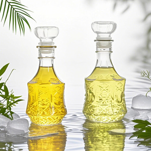 Ru Star 250ml 500ml 750ml Bouteille de <span class=keywords><strong>vin</strong></span> en verre <span class=keywords><strong>vide</strong></span> en verre Whisky Liqueur Brandy Bouteille avec liège - Product Image 3