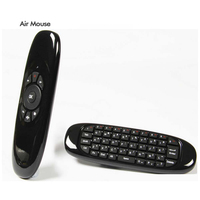C120 2.4G Voice Mini Keyboard Air Fly Mouse Digunakan untuk Android TV Box Remote Control USB yang Dapat Diisi Ulang