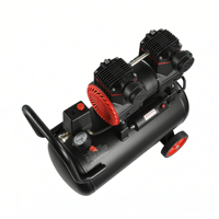 Compresseur d'air silencieux sans huile 1100W, pompe médicale dentaire 0.8MPa 75L/Min 2800rpm, machine à pression d'air