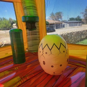 Kustom dinosaurus bouncing House balon PVC komersial Bouncer air Jumper Jurassic bertema Dino Castle untuk anak-anak - Product Image 5