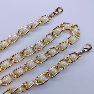 卸売新ファッションアイグラスチェーンアルミパールアイウェアジュエリーメガネチェーンエレガントサングラスアクセサリーユニセックス用 - Product Image 1