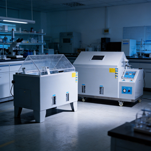 ASTM B117 휴대전화 염분 부식 테스트를 위한 표준 소금 안개 약실 소금 분무기 시험 기계 - Product Image 2