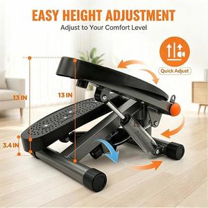DuralHydraulic Mini Stepper Machine With Anti-Slip Platform For Home <b>Exercise</b> Workout - Product Image 2