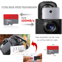 Hochwertige Micro-Mini-SD-Karte der Klasse 10 32GB 64GB 128GB 256GB 512GB 1TB 2TB TF-Kartensp eicher karte für Geräte kit anwendungen