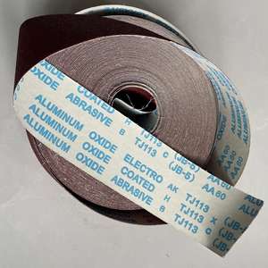 Rouleau de tissu dur de haute qualité papier de verre rouleau de ponceuse abrasif en gros pour polir le bois et le métal marché allemand - Product Image 4