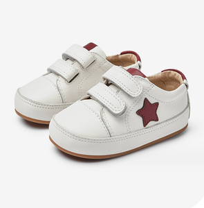 Chaussures décontractées pour bébés filles et garçons, semelle en caoutchouc souple antidérapante, baskets en cuir à étoiles pour tout-petits - Product Image 2