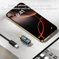 Adaptor Magnetik Pengisian Cepat 240W Fitur Lengkap USB4 40GB untuk Ponsel, Notebook, Kepala Pengisian Daya TYPE-C