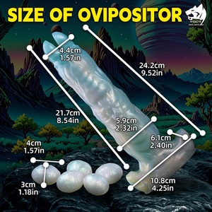 YOCY Alien Mayan Mecha Fantasy Ovipositor Fantasy Creature Dildo Egg Laying Female <b>Masturbator</b> Anal Plug Adult Sex Toy Wholesale - Product Image 5