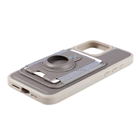 Nouveau produit Support de portefeuille Magsafe avec porte-cartes Airtag Étui de téléphone en cuir pour iPhone 16 Pro Max avec conception de barre