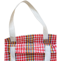 Fabricant de sacs en raphia PP de bonne qualité en gros, sacs tissés en PP 100% matériaux vierges pour le shopping avec poignées