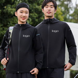 Lightweight UV-Proof Sportswear With <b>Mesh</b> Panel And Soft Shell Made For Fitness Activity By Unisex - Product Image 3