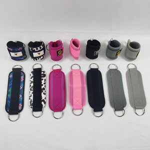 जिम स्ट्रैप पावरलिफ्टिंग के लिए फिटनेस गुलाबी टखने का ब्रेस भारोत्तोलन टखने का पट्टा - Product Image 3