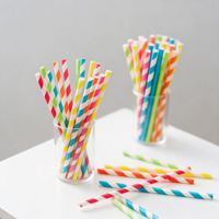 Pailles en papier jetables compostables, biodégradables et recyclables avec gobelet, couleur et logo personnalisés pour café, thé, jus, boissons et fêtes