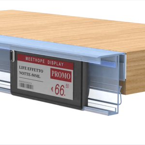 ChanQnTon Suporte De Etiqueta Para Prateleira, 44 Peças De Etiquetas De Prateleira De 9,5 X 20,3 Cm, Suportes De Etiqueta Para Placa De Bilhete Com Clipe Para Prateleiras De 1,5 A 1,9