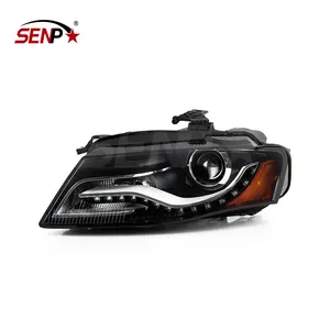SENPEI high quality Auto Body Parts 2009-2010 Audi A4 B8 HID Non-AFS LED DRL Projector Headlight Left Driver Side 8K0941029AL