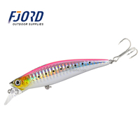 Leurre de pêche FJORD 31g 90mm, appât artificiel en plastique dur, leurre métallique coulant, œil 3D/plongée profonde CN;SHN YY001