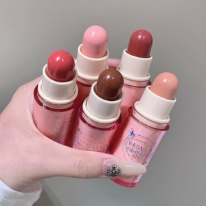 SHAQINUO viso guance trucco Blush Stick liscia umidità colore chiaro crema illuminare delicato fard - Product Image 4