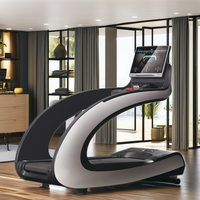 Mesin Lari Treadmill Elektrik Komersial Laris untuk Peralatan Olahraga Gym dan Binaraga dengan Layar LED