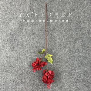 Bouquet de jacinthes artificielles en soie à deux branches pour décoration de mariage, maison et hôtel - Product Image 2