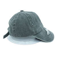 Gorra de Béisbol Vintage Personalizable de 6 Paneles, Talla XL, con Logotipo en Letras, Lona Teñida, Estilo Retro, Deportiva, Urbana