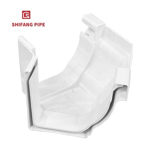 Top Qualité <span class=keywords><strong>Pvc</strong></span> Gouttière Descente 5.2 pouces raccord de tuyau système de toit en plastique 135 degrés coin extérieur Raccord de gouttière - Product Image 5