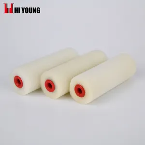 Mini rouleaux de peinture en mousse blanche Durable, brosse à rouleau éponge pour ensembles d'art, fournitures de peinture