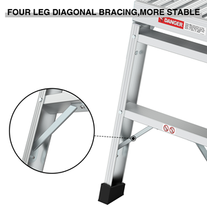 Vente directe du fabricant, chaise d'échelle de qualité supérieure, accessoires externes pour <span class=keywords><strong>caravane</strong></span>, échelle à <span class=keywords><strong>marches</strong></span> en alliage d'aluminium léger - Product Image 4