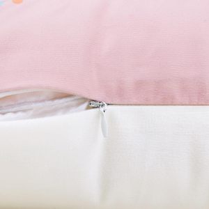 Fodere per cuscini di <span class=keywords><strong>Natale</strong></span>, 4 pezzi, design Schiaccianoci, Albero di <span class=keywords><strong>Natale</strong></span>, Pupazzo di Neve, Rosa, in morbido velluto per patio - Product Image 5