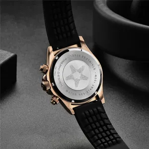 นาฬิกาข้อมือควอตซ์สปอร์ตสำหรับผู้ชาย PAGANI DESIGN รุ่นใหม่ ปี 2025 แบรนด์หรู กระจกแซฟไฟร์ กันน้ำ 100 เมตร โครโนกราฟ Reloj Hombre - Product Image 6